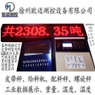 皮带秤称重仪表显示屏-户外室内显示大屏